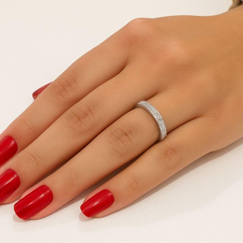 ANEL APARADOR CRAVEJADO PRATA