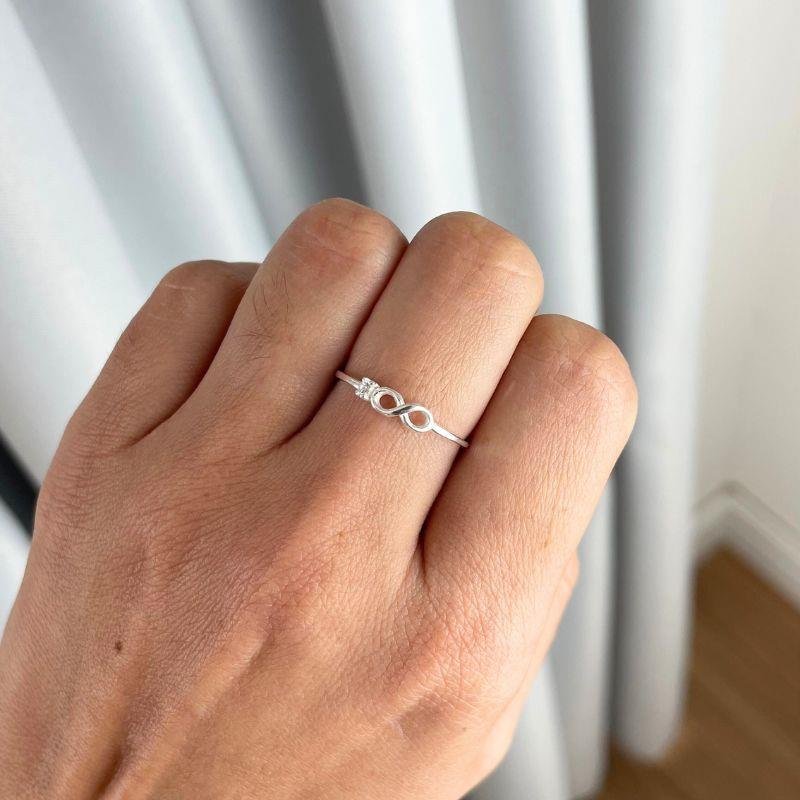 ANEL INFINITO PRATA