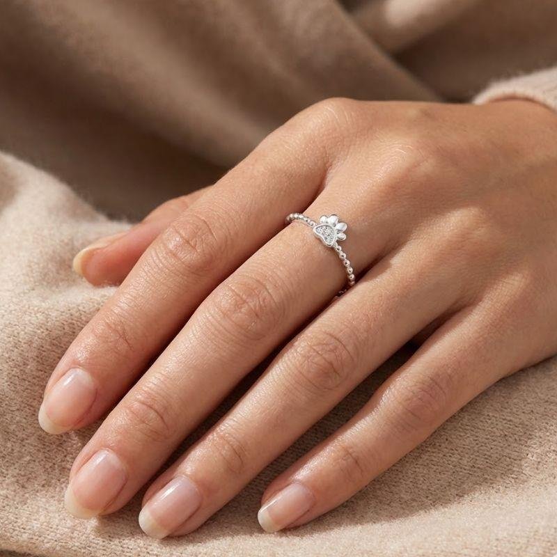 ANEL PATINHA DE PRATA 925 COM ZIRCÔNIAS