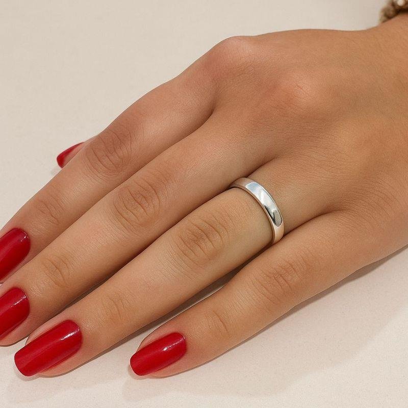 ALIANÇA 3 MILÍMETROS DE PRATA