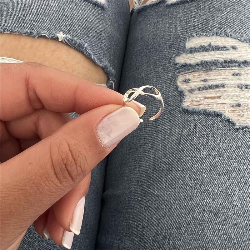 ANEL FALANGE INFINITO PRATA