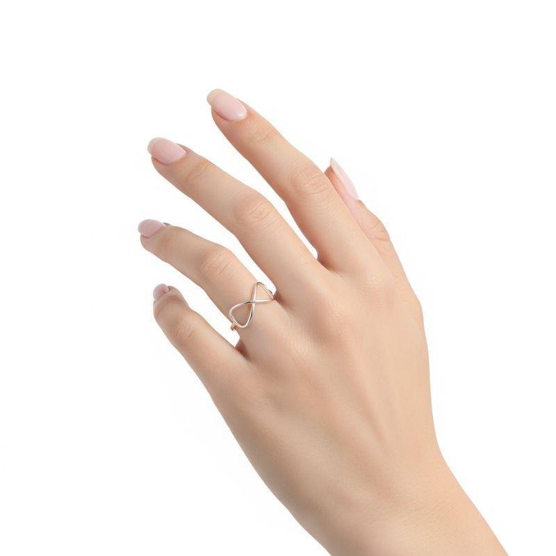 ANEL INFINITO DE PRATA