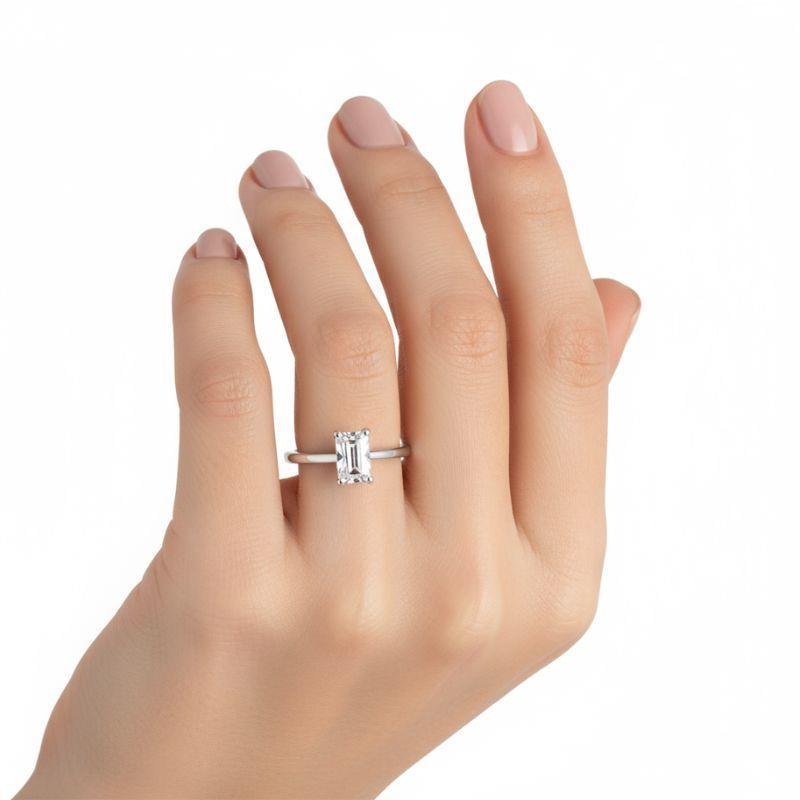 ANEL SOLITÁRIO DE PRATA 