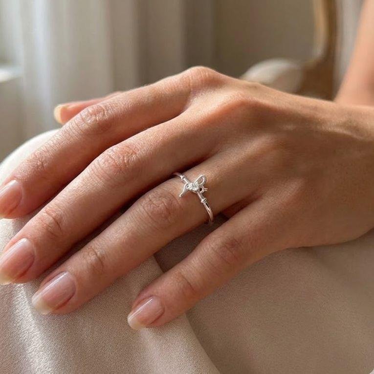 ANEL FÉ DE PRATA 925