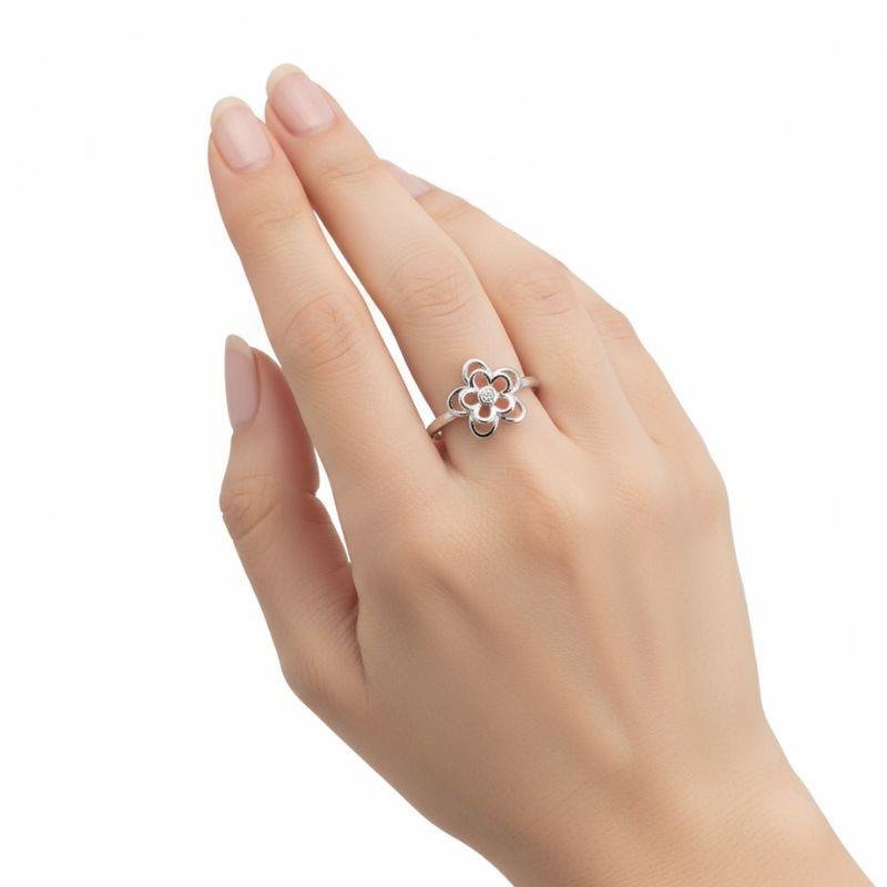 ANEL FLOR PRATA