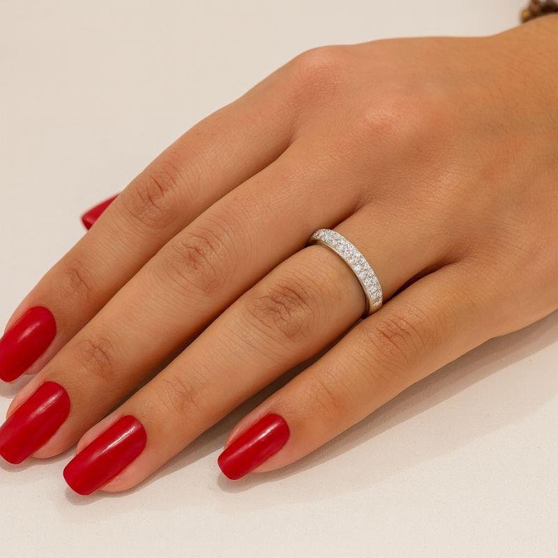 ANEL APARADOR CRAVEJADO PRATA