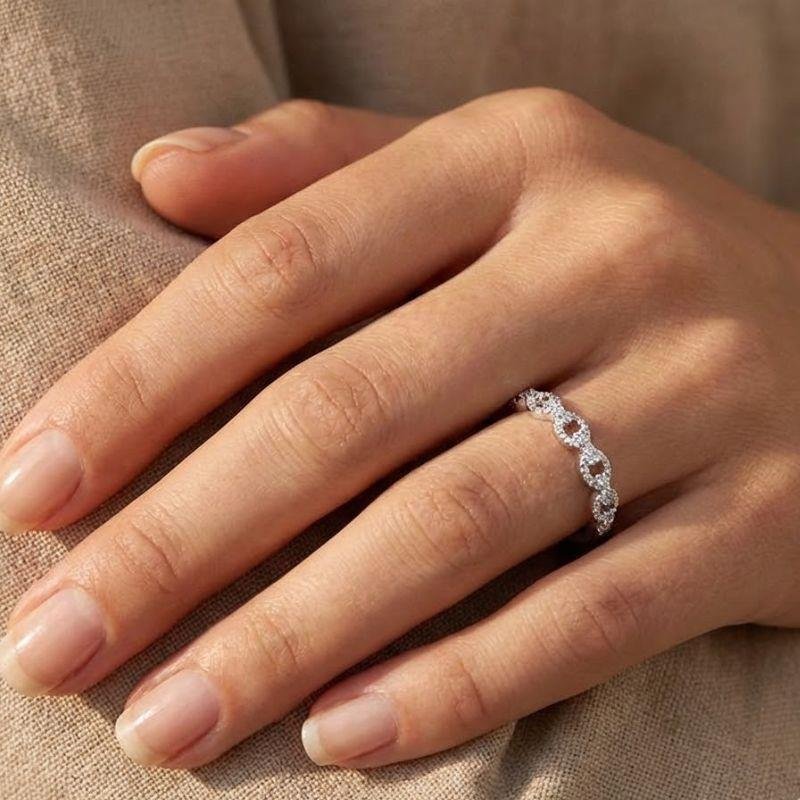 ANEL APARADOR DE PRATA 925