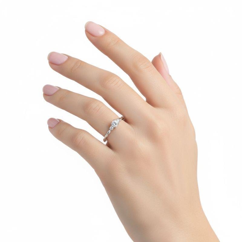 ANEL TRABALHADO DE PRATA