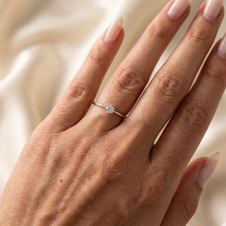 ANEL SOLITÁRIO LISO DE PRATA 925