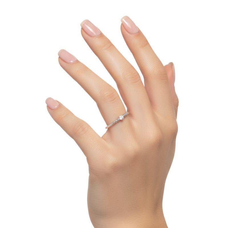 ANEL ZIRCÔNIA DE PRATA