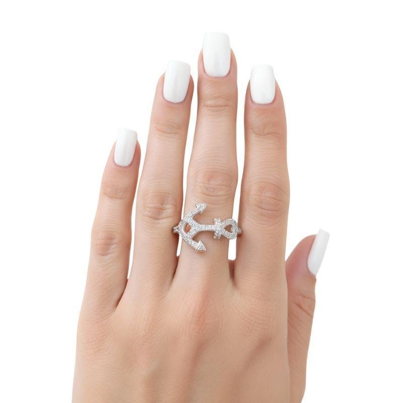 ANEL DE ÂNCORA DE PRATA