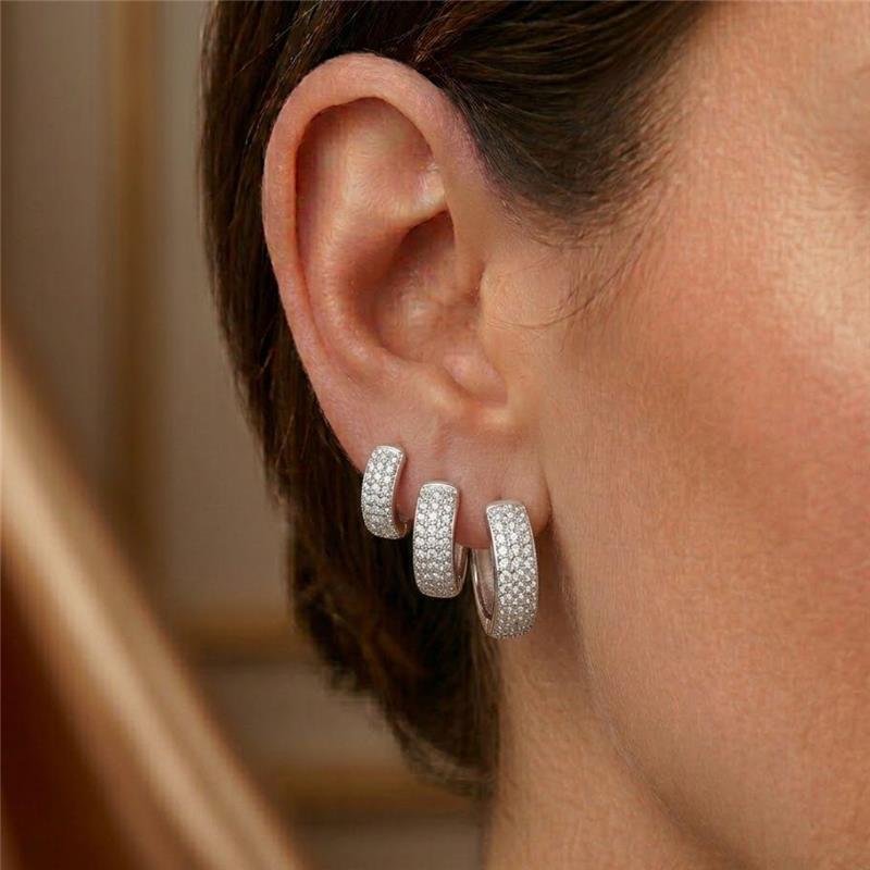 TRIO DE CLICK CRAVEJADO PRATA