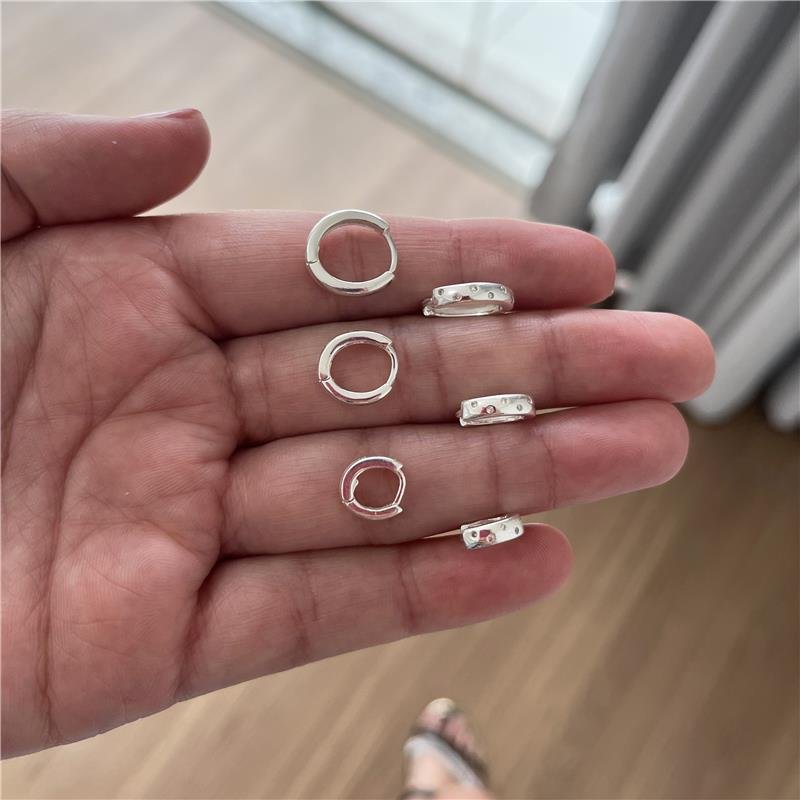 BRINCO TRIO ARGOLINHAS DE PRATA