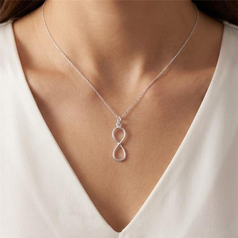 PINGENTE INFINITO DE PRATA 925