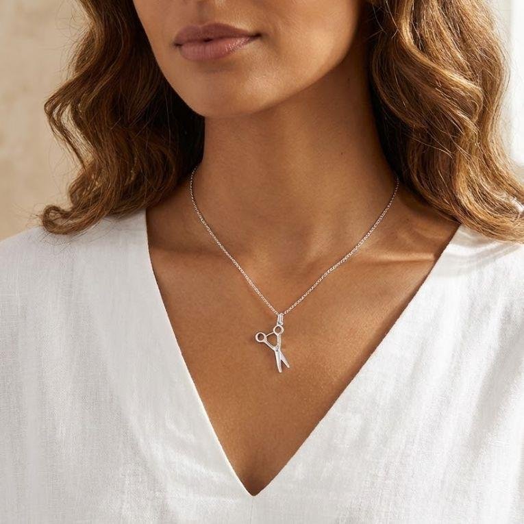 PINGENTE TESOURA DE PRATA 925