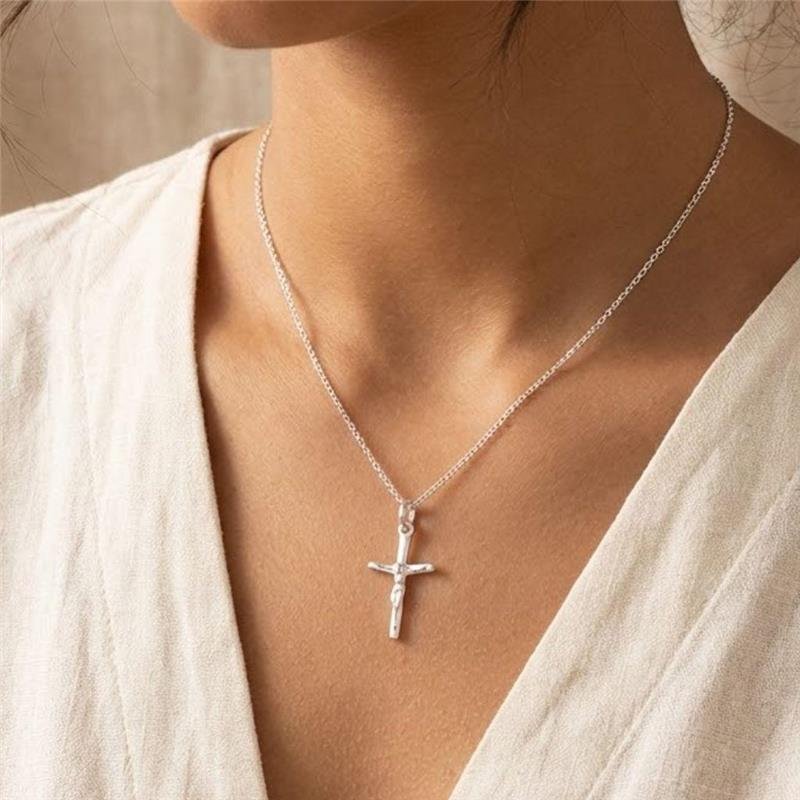 PINGENTE CRUCIFIXO DE PRATA 925