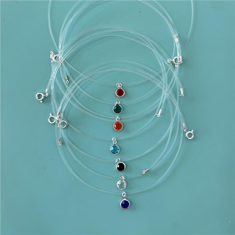 COLAR DE NYLON COM PONTO DE LUZ