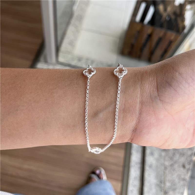 CHOKER TREVO DE PRATA