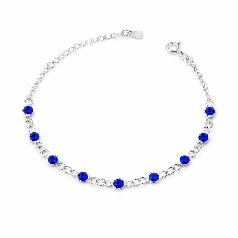 PULSEIRA COM ZIRCONIAS DE PRATA