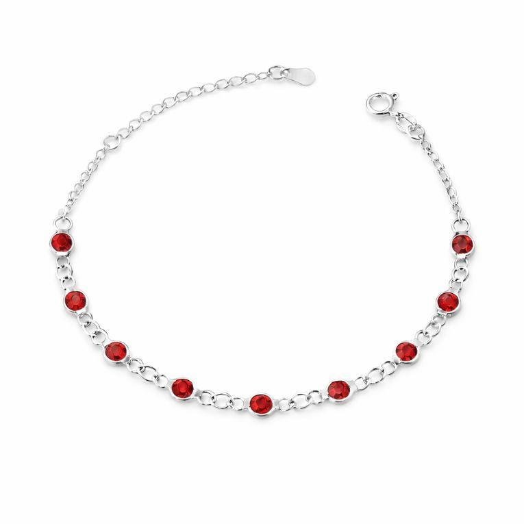 PULSEIRA COM ZIRCONIAS DE PRATA
