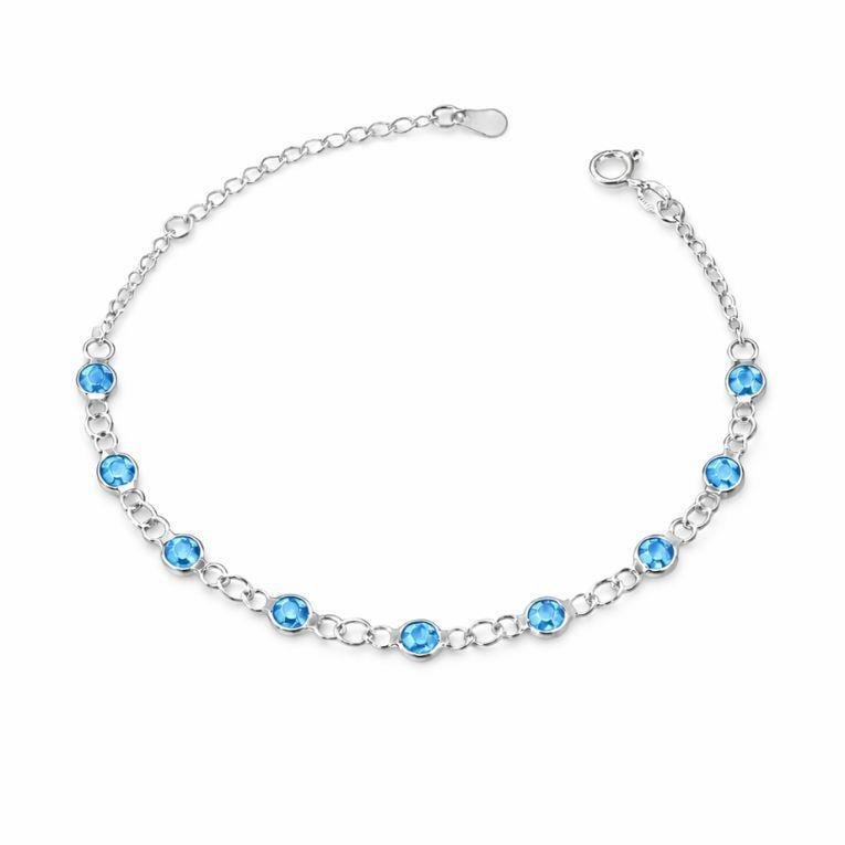 PULSEIRA COM ZIRCONIAS DE PRATA