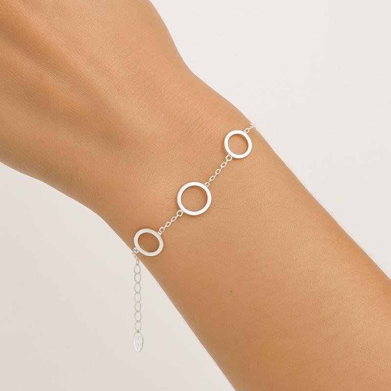 PULSEIRA BOLINHAS DE PRATA