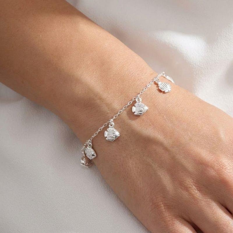 PULSEIRA PEIXINHOS DE PRATA 