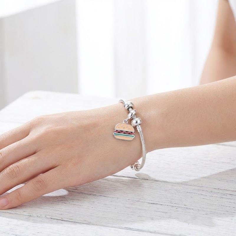 BERLOQUE HAMBÚRGUER EM PRATA 925