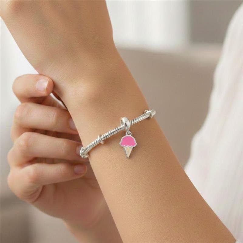 BERLOQUE SORVETE RESINADO EM PRATA 925