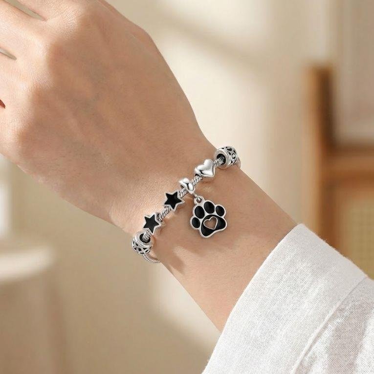 BERLOQUE PATINHA COM CORAÇÃO DE PRATA 925