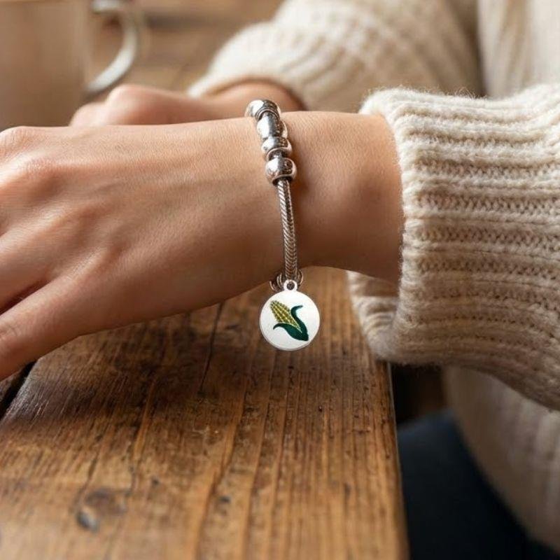 BERLOQUE MILHO EM PRATA 925