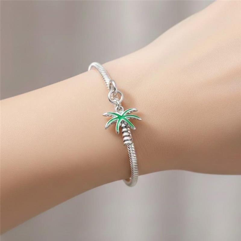 BERLOQUE COQUEIRO RESINADO EM PRATA 925