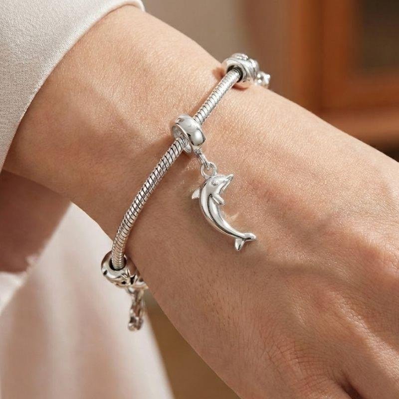 BERLOQUE GOLFINHO DE PRATA 925