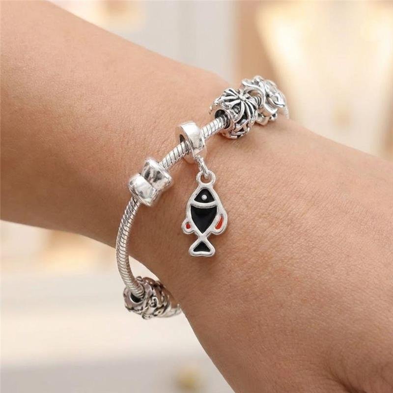 BERLOQUE PEIXE EM PRATA 925