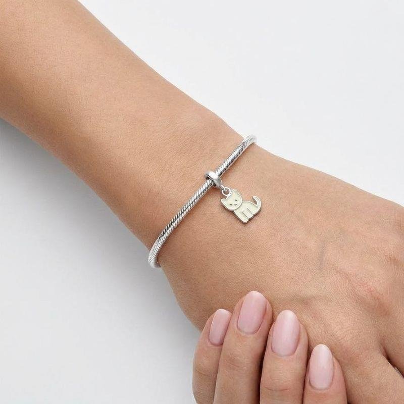 BERLOQUE GATINHO EM PRATA 925