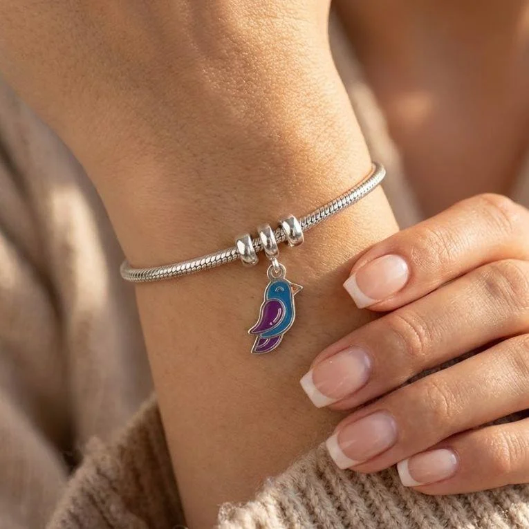 BERLOQUE PÁSSARO DE PRATA 925