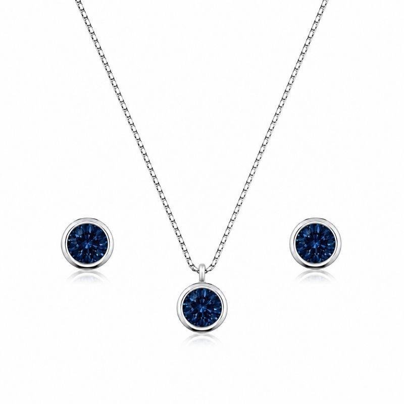 CONJUNTO PONTO DE LUZ REDONDO DE PRATA 925