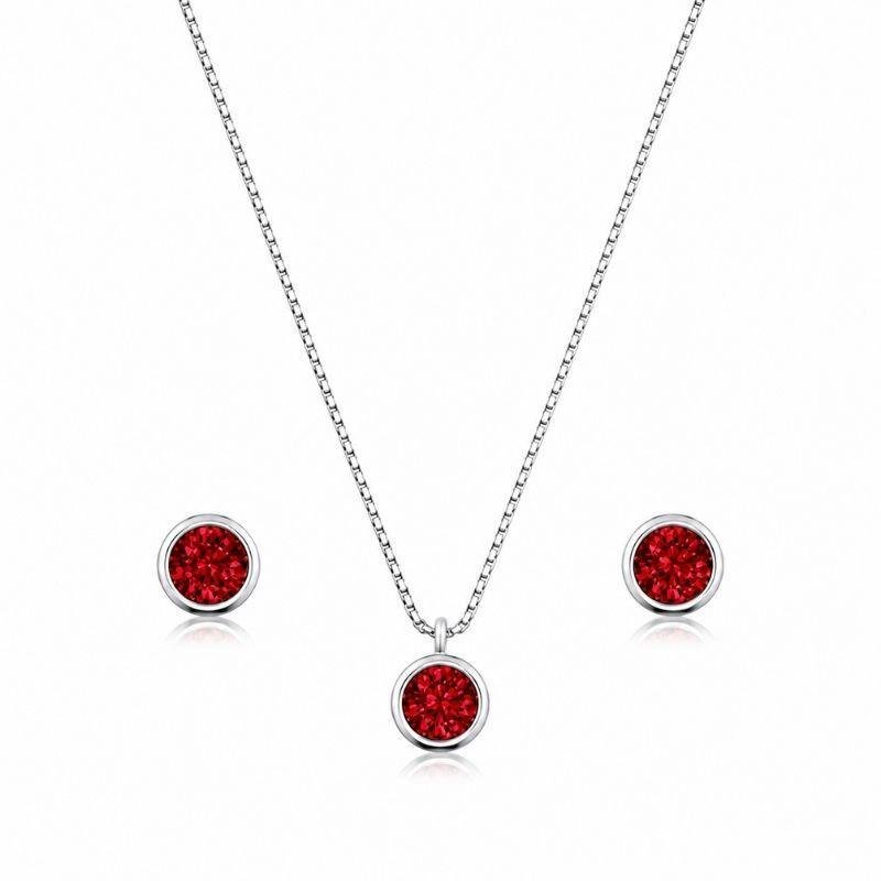 CONJUNTO PONTO DE LUZ REDONDO DE PRATA 925